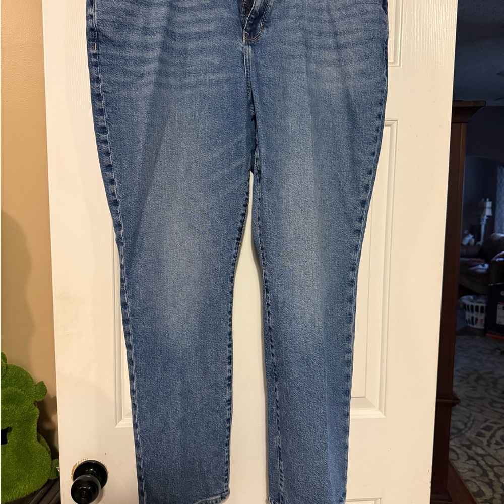 American Eagle Outfitters Light Blue Cropped Jeans